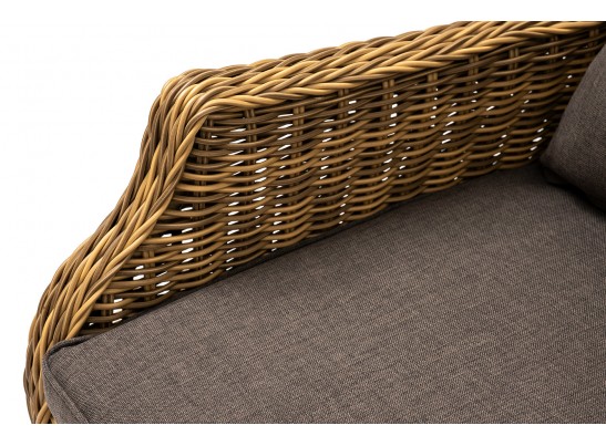 "Неаполь" плетеный стул из искусственного ротанга, цвет соломенный в Набережных Челнах