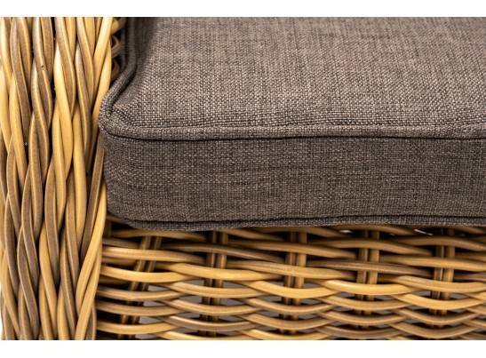 "Неаполь" плетеный стул из искусственного ротанга, цвет соломенный в Набережных Челнах