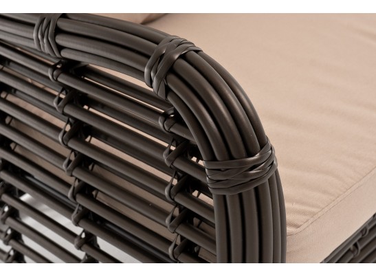 "Ницца" диван из искусственного ротанга трехместный, цвет бронзовый в Набережных Челнах