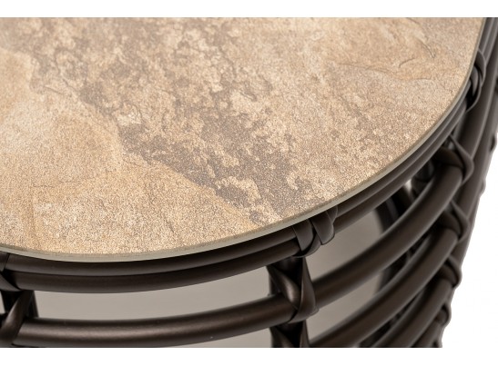 "Ницца" журнальный столик из искусственного ротанга, цвет бронзовый в Набережных Челнах