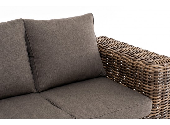 "Палермо" диван из искусственного ротанга трехместный, цвет соломенный в Набережных Челнах