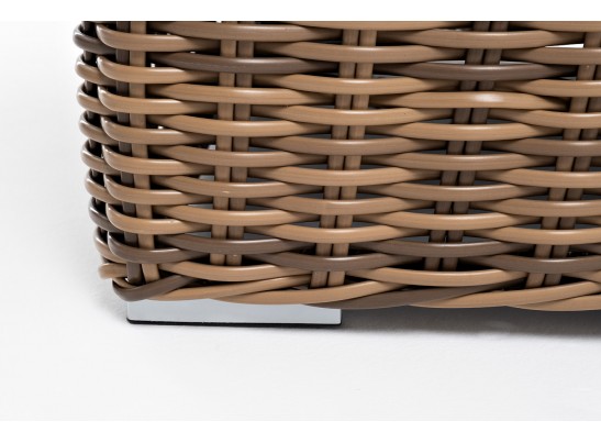 "Палермо" диван из искусственного ротанга трехместный, цвет соломенный в Набережных Челнах