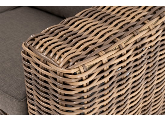 "Палермо" диван из искусственного ротанга трехместный, цвет соломенный в Набережных Челнах