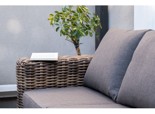 "Палермо" лаунж-зона из искусственного ротанга, цвет соломенный в Набережных Челнах