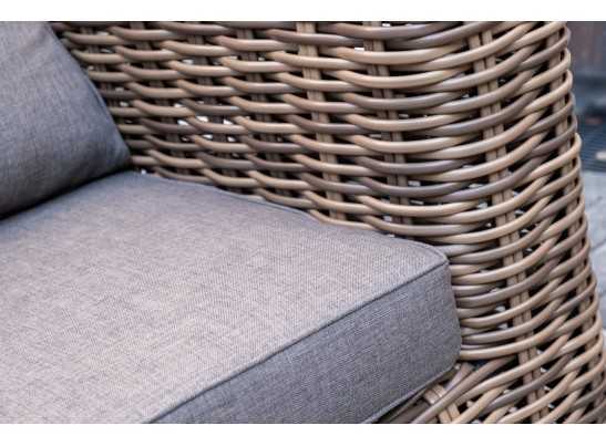 "Палермо" лаунж-зона из искусственного ротанга, цвет соломенный в Набережных Челнах