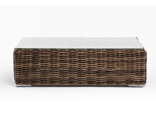 "Палермо" журнальный столик из искусственного ротанга, цвет соломенный в Набережных Челнах