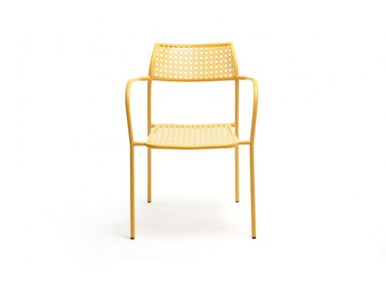 "Посейдон" стул с обработкой против ржавчины, стальной каркас, цвет желтый в Набережных Челнах