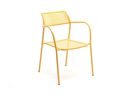 "Посейдон" стул с обработкой против ржавчины, стальной каркас, цвет желтый в Набережных Челнах