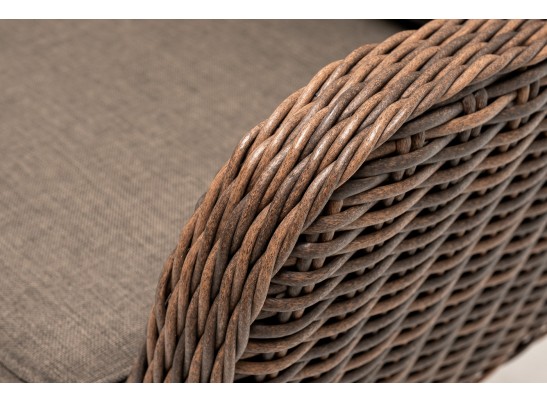 "Прованс" диван из искусственного ротанга трехместный, цвет коричневый в Набережных Челнах
