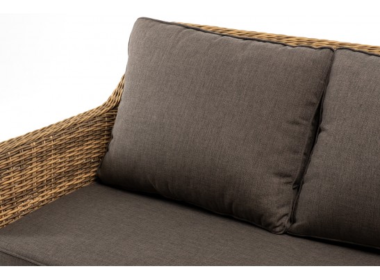 "Прованс" диван из искусственного ротанга трехместный, цвет соломенный в Набережных Челнах