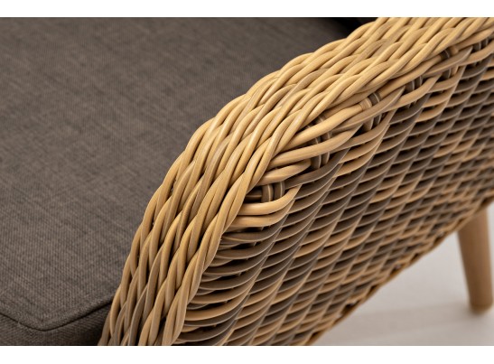 "Прованс" диван из искусственного ротанга трехместный, цвет соломенный в Набережных Челнах