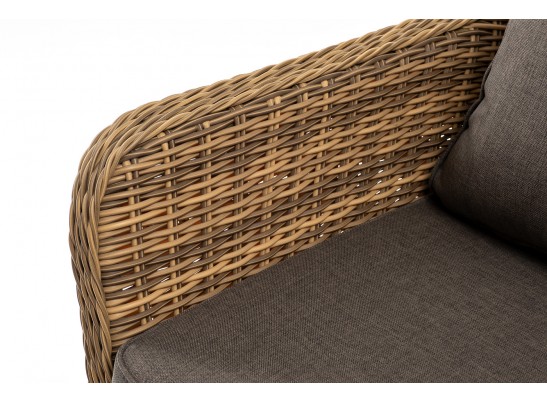 "Прованс" диван из искусственного ротанга трехместный, цвет соломенный в Набережных Челнах