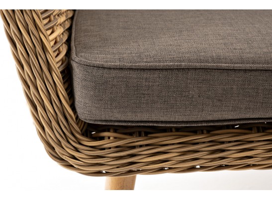 "Прованс" диван из искусственного ротанга трехместный, цвет соломенный в Набережных Челнах