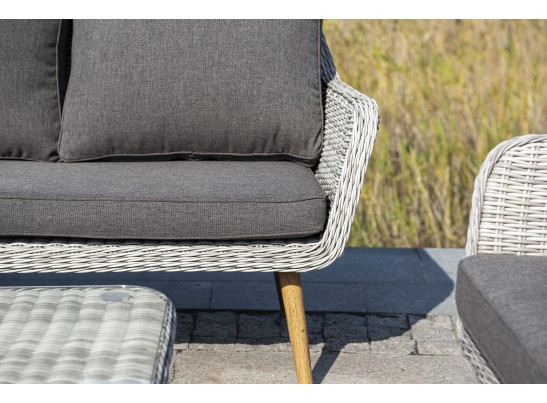 "Прованс" диван из искусственного ротанга трехместный, цвет бежевый в Набережных Челнах