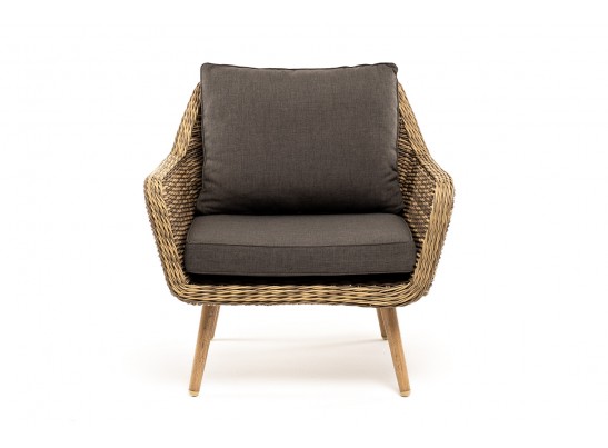 "Прованс" кресло из искусственного ротанга, цвет соломенный в Набережных Челнах