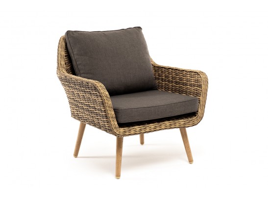 "Прованс" кресло из искусственного ротанга, цвет соломенный в Набережных Челнах