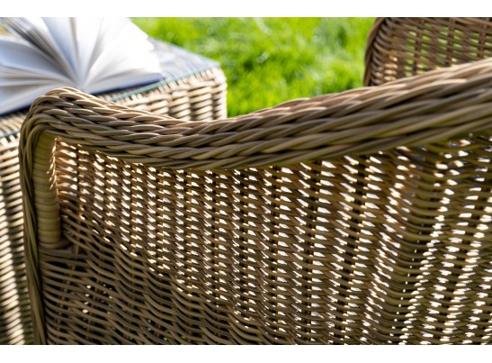 "Равенна" лаунж-зона из искусственного ротанга, цвет соломенный в Набережных Челнах