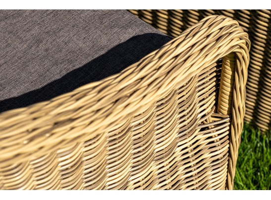 "Равенна" лаунж-зона из искусственного ротанга, цвет соломенный в Набережных Челнах