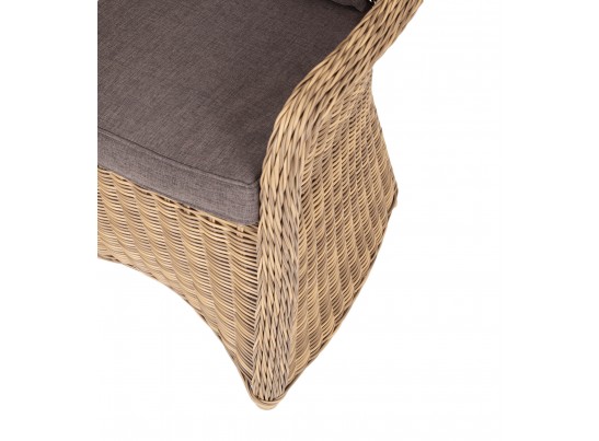 "Равенна" диван двухместный плетенный из ротанга, цвет соломенный в Набережных Челнах