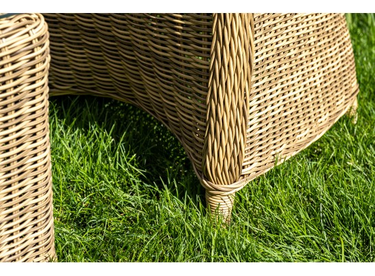 "Равенна" диван двухместный плетенный из ротанга, цвет соломенный в Набережных Челнах