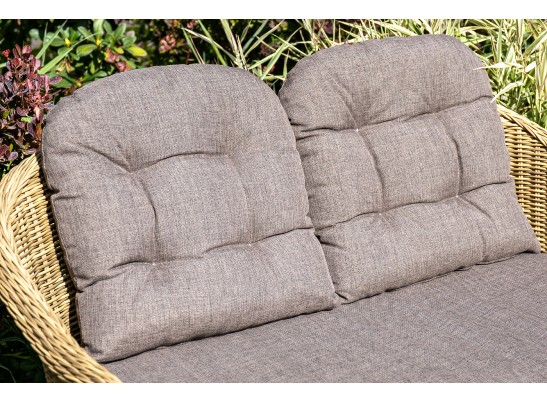 "Равенна" диван двухместный плетенный из ротанга, цвет соломенный в Набережных Челнах