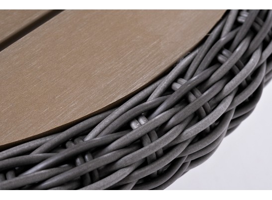 "Равенна" кофейный стол из искусственного ротанга, цвет графит в Набережных Челнах