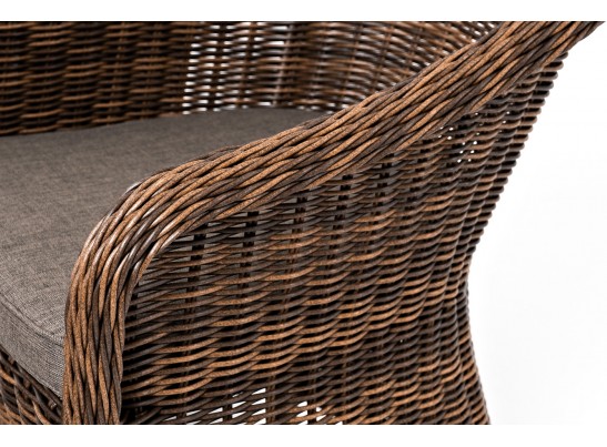 "Равенна" лаунж-зона из искусственного ротанга, цвет коричневый в Набережных Челнах