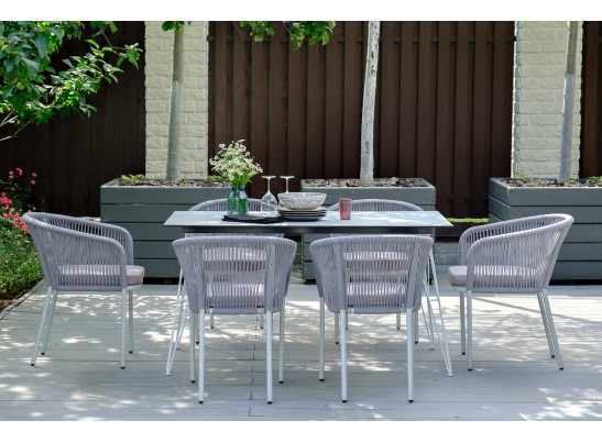 "Руссо" обеденный стол из HPL 150х80см, цвет молочный в Набережных Челнах