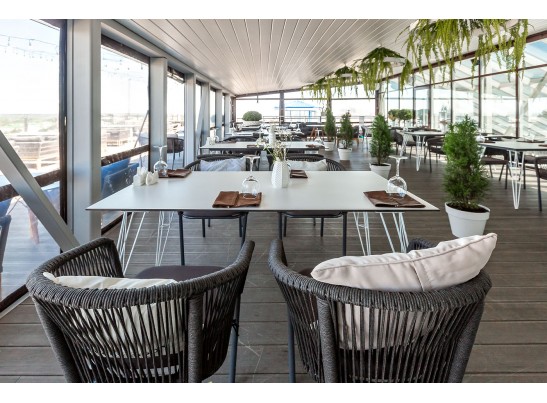 "Руссо" обеденный стол из HPL 150х80см, цвет молочный в Набережных Челнах