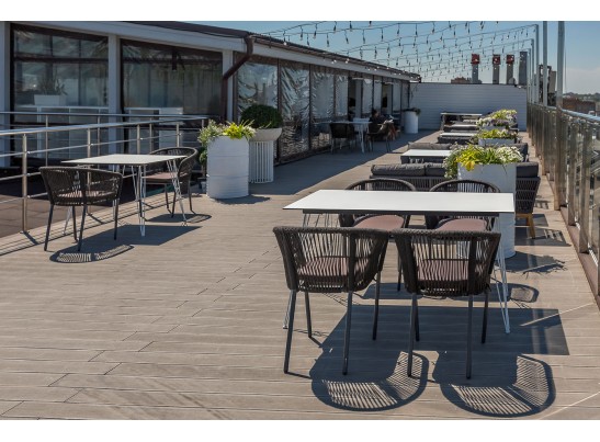 "Руссо" обеденный стол из HPL 150х80см, цвет молочный в Набережных Челнах