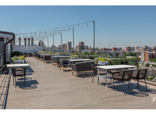 "Руссо" обеденный стол из HPL 150х80см, цвет молочный в Набережных Челнах