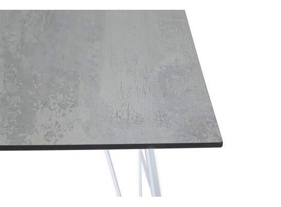 "Руссо" обеденный стол из HPL 150х80см, цвет светло-серый в Набережных Челнах