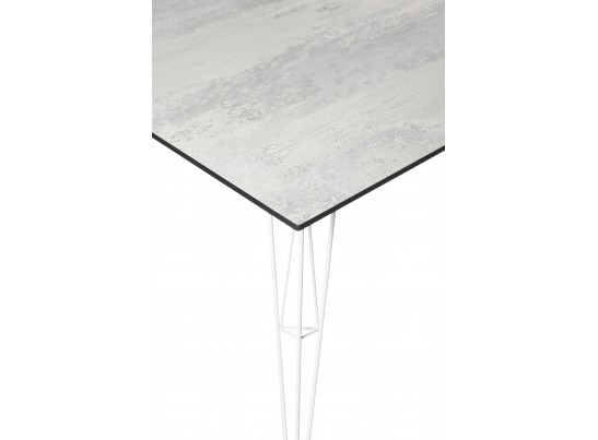 "Руссо" обеденный стол из HPL 150х80см, цвет светло-серый в Набережных Челнах