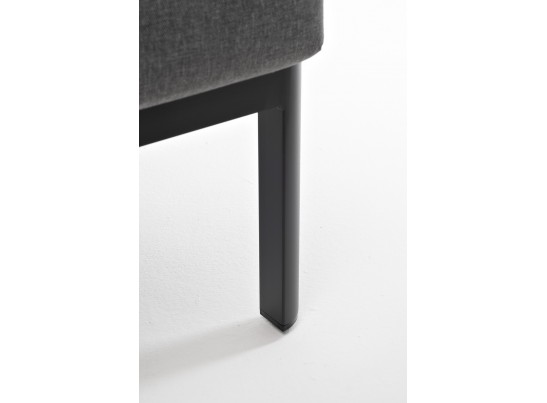 "Сан Ремо" кресло плетеное из роупа садовое, каркас алюминий темно-серый, роуп серый, ткань серая в Набережных Челнах