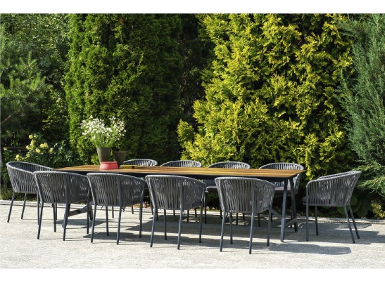 "Санта-Фе" обеденная группа на 10 персон, стол HPL, плоский роуп в Набережных Челнах