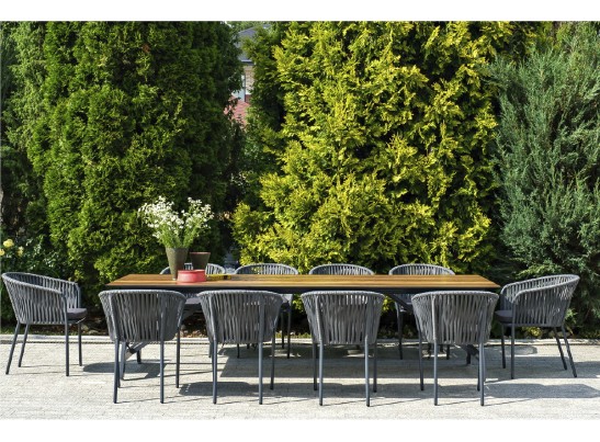 "Санта-Фе" обеденная группа на 10 персон, стол HPL, плоский роуп в Набережных Челнах