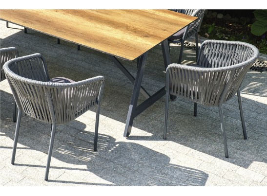 "Санта-Фе" обеденная группа на 10 персон, стол HPL, плоский роуп в Набережных Челнах