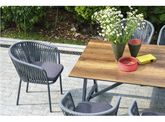 "Санта-Фе" обеденная группа на 10 персон, стол HPL, плоский роуп в Набережных Челнах