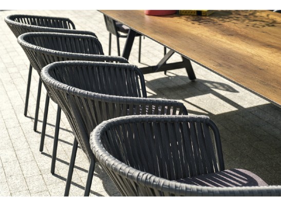 "Санта-Фе" обеденная группа на 10 персон, стол HPL, плоский роуп в Набережных Челнах