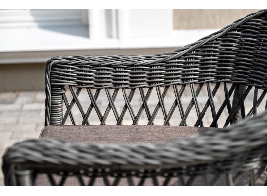 "Сицилия" обеденная группа плетеная, цвет графит в Набережных Челнах