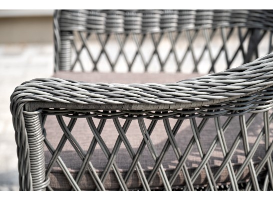 "Сицилия" обеденная группа плетеная, цвет графит в Набережных Челнах