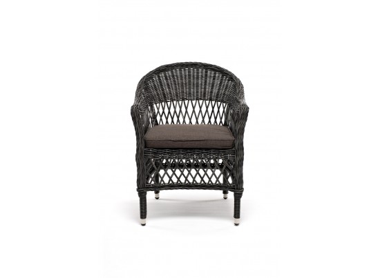 "Сицилия" плетеный стул из искусственного ротанга, цвет графит в Набережных Челнах