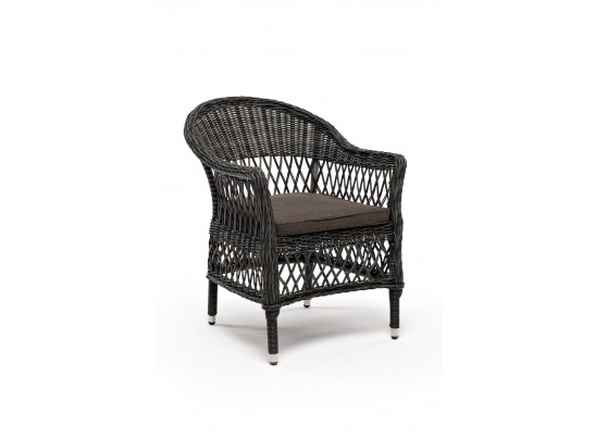 "Сицилия" плетеный стул из искусственного ротанга, цвет графит в Набережных Челнах