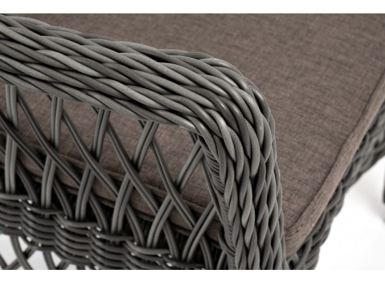 "Сицилия" плетеный стул из искусственного ротанга, цвет графит в Набережных Челнах