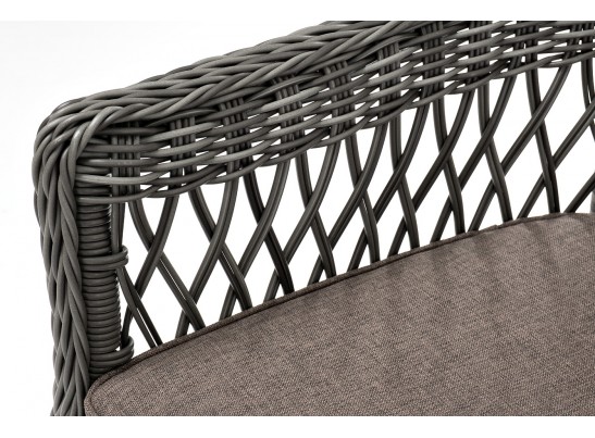 "Сицилия" плетеный стул из искусственного ротанга, цвет графит в Набережных Челнах