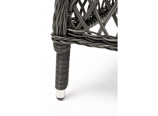 "Сицилия" плетеный стул из искусственного ротанга, цвет графит в Набережных Челнах