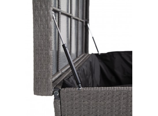 "Порту" сундук водонепроницаемый из искусственного ротанга, цвет графит в Набережных Челнах