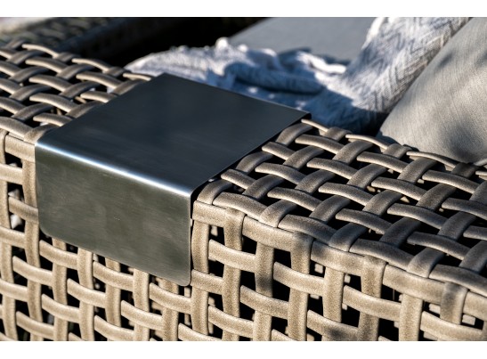 "Тито" лаунж-зона из искусственного ротанга, цвет серый в Набережных Челнах