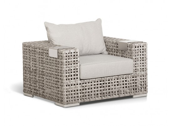 "Тито" лаунж-зона из искусственного ротанга, цвет серый в Набережных Челнах