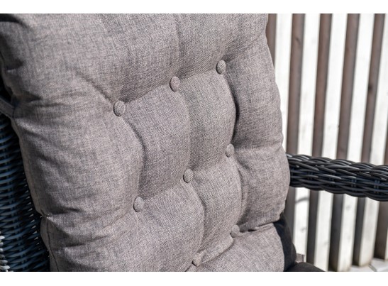 "Толедо" кресло плетеное с подушками, цвет графит в Набережных Челнах